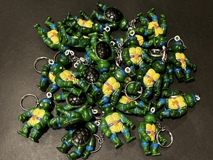 タートルズ風 ソフビ キーホルダー まとめて 倉庫品 TMNT アメコミ タートルズ