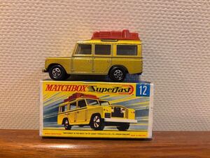 激レア　１円スタート　当時物　蔵出し　MATCHBOX マッチボックス　SuperFast レズニー　12サファリ　ランドローバー　絶版