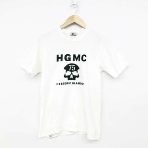◆HYSTERIC GLAMOUR ヒステリックグラマー 半袖Tシャツ ◆ ホワイト 綿100% レディース トップス スカル プリント