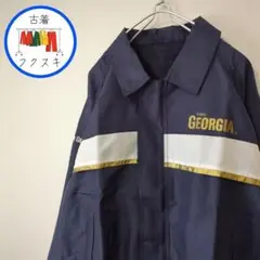 コーチジャケット ナイロン ジョージア GEORGIA ネイビー