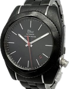 H 国際保証書付 クリスチャン ディオール Dior シフルルージュ 084540 メンズ 自動巻 デイト アンティーク 付属 他 時計 902644449