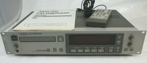 TASCAM 業務用 CDレコーダー タスカム CD-RW5000　動作保証　○　説明書　リモコン付属