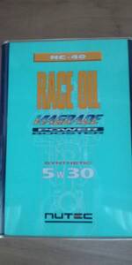ニューテック｜NC-40（5W-30）　1㍑箱 　×4本｜　体感できるオイル　｜　ストレス解消オイル　｜　在庫のみ　776-76☆☆☆