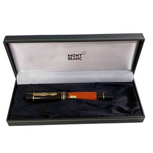 【中古品】MONT BLANC モンブラン 万年筆 作家シリーズ1992 ヘミングウェイ ペン先18K 箱あり hiL11909RO