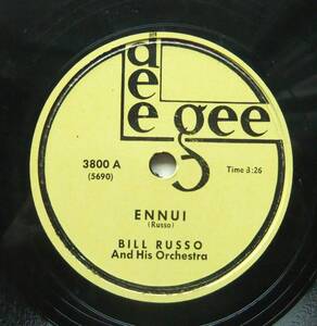 ◆ BILL RUSSO - SHELBY DAVIS / Ennui / S