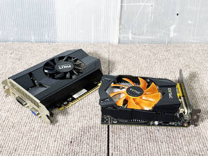 ◎★ 中古★2個セット！　PALIT/ZOTAC　グラフィックボード　GTX650 1024M GDDR5　GTX750 1GB 128BIT【PCパーツ/2個】E85I