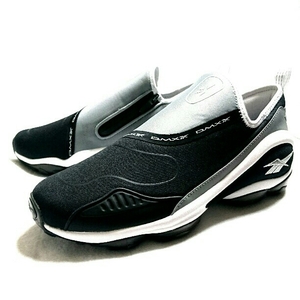 未使用/Reebok/DMX RUN 10 SLIP/リーボック/ディエムエックス ラン/スリップオン/US9=27.0cm/black×white