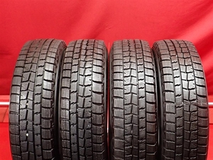 スタッドレス4本 《 ダンロップ 》 ウィンター MAXX01(WM01) [ 155/70R13 75Q ]9.5/8分山★ エブリィ バモス ミニカ マーチ プレオ stati13