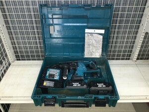 【中古品】 makita(マキタ) 26㎜36v充電式ハンマドリル (フルセット2.6Ahバッテリx2/充電器/ケース) HR262DRDX