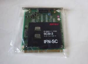 ＢＵＦＦＡＬＯ PC-9800シリーズ対応 SCSI-2 インターフェースボード IFN-SC PC-9801 SCSI-2ボード バスマスタ バッファロー