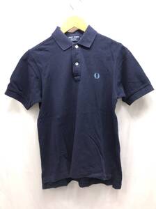 FRED PERRY フレッドペリー 半袖 ポロシャツ ネイビー サイズM メンズ 24103101