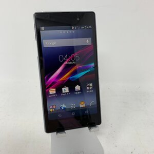 【動作品】SONY/Xperia Z1/32GB/ブラック/良好/43600