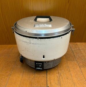 ★動作品★Rinnai★ガス炊飯器★都市ガス 12A/13A★5升/10L★業務用★厨房機器★ガス釜★リンナイ★RR-50S1★SR(P753)