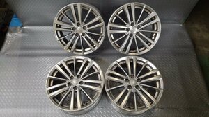 スバル純正アルミホイール4本　17X7J+48　5穴　PCD100　ハブ径約5.5㎝　GP7　インプレッサ