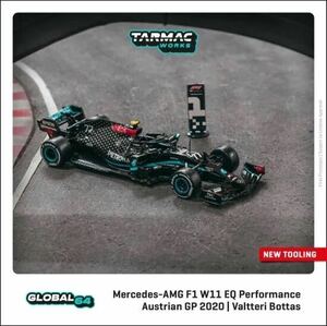 Tarmac Works 1/64 Mercedes-AMG F1 W11 EQ Performance Austrian Grand Prix 2020 Winner V.ボッタス ターマックワークス