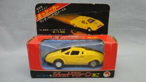 シンセイ 1/50 ジェットマシーンミニ 421 ランボルギーニ カウンタック 黄 イエロー 開封 走るミニカー