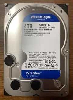 Western Digital WD40EZAZ （3.5インチHDD 4TB）