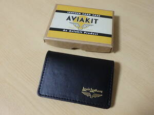 Lewis Leathers/AVIAKIT/ルイスレザー/カードケース/名刺入れ/美品/箱付き