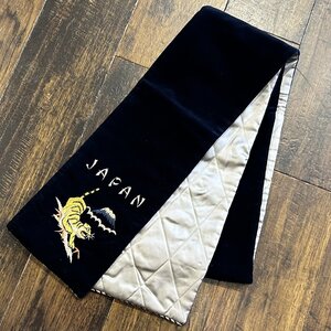 テーラー東洋 別珍ウィンター スカーフ “タイガー” TT02774 128)ネイビー