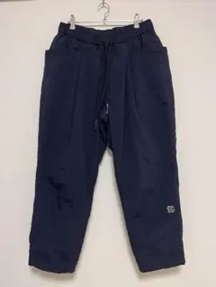 SEESEE nylon fleece wide tapered pants