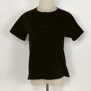 Z1222 美品 BEAMS BOY ビームスボーイ メンズ 半袖 Tシャツ ブランドロゴ ブラック 綿100％ 万能 シンプル カジュアルコーデ USED 古着