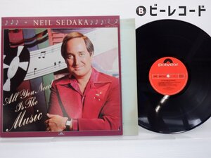 Neil Sedaka「All You Need Is The Music」LP（12インチ）/Polydor(MPF 1215)/洋楽ロック