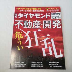 週刊ダイヤモンド　2020 2/22 2月号　不動産　開発　価格　デベ　ゼネコン　電鉄　パナソニック　