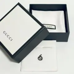 GUCCI◆ネックレストップ◆インターロッキング◆gg◆シルバー◆チャーム