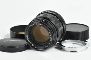 ★良品★Voigtlander フォクトレンダー Color Heliar カラーヘリアー 75mm F2.5 MC ブラック MLリング付き♪/k68