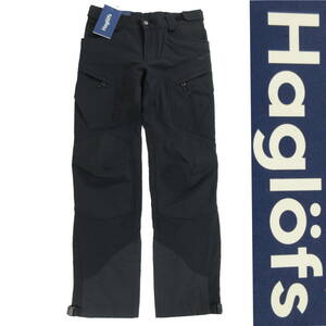 定2.4万 新品◆Haglofs◆耐久撥水 ストレッチ ラグド マウンテン パンツ US L JPN XL 黒◆ホグロフス トレッキング DWR◆604147 J861