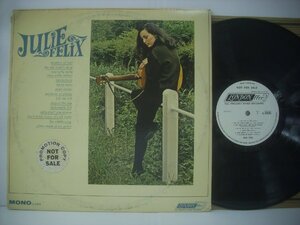 ■ LP 　JULIE FELIX ジュリー・フェリックス ジャケUS 盤UK プロモ白ラベル LONDON RECORDS LL 3395 ファースト・アルバム ◇r50623