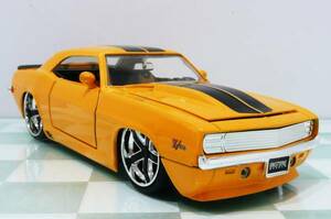 ■JADA TOYS 1/24 1969 CHEVY CAMARO YELLOW■シェビー カマロ 28