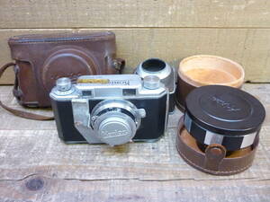 JUNK ジャンク レンジファインダーカメラ KONICA コニカⅠ型 小西六 Made in Occupied Japan 戦後占領下日本製 Hexar F=50mm 1:3.5 S15443