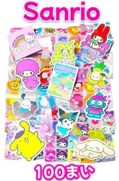 Sanrio サンリオ ハローキティ シナモロール クロミ ポチャッコ シール