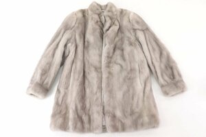 THE AMERICAN FUR AWARDS アメリカンファーアワード 毛皮 ファー コート サイズ F グレー 系 レディース 7583-NA