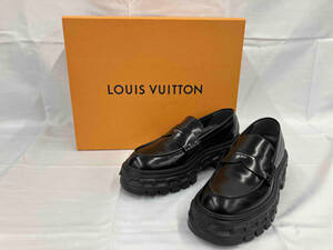 LOUIS VUITTON ルイヴィトン/ローファー/1AC919/LV レコード・ライン/ブラック/サイズ 38 店舗受取可