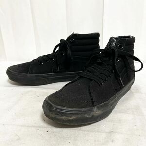 和382★ VANS ヴァンズ バンズ ハイカット スニーカー シューズ カジュアル 23.5 ブラック メンズ