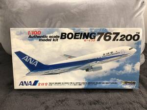 当時物！在庫品・童友社・1/100 ボーイング767.200 全日空・未開封品・現品限り！