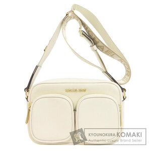 Michael Kors マイケルコース ロゴ ショルダーバッグ レザー レディース 中古