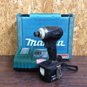 【RH-0487】中古品 makita マキタ 14.4V 充電式インパクトドライバ TD133D 充電器 バッテリ１個セット