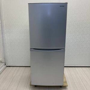 【福岡県飯塚市直取限定】IRIS OHYAMA 2021年製 ノンフロン2ドア冷凍冷蔵庫 142L IRSD-14A-S サイズ1215×549×500mm