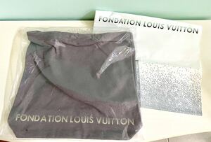 ショッパー付【新品】パリ限定◆ルイヴィトン美術館◆トートバッグ◆日本未入荷◆LOUIS VUITTON ファンダシオン◆グレー◆