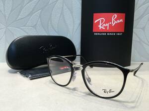 【新品】RayBan レイバン フレーム RB7140 5852 ブラック シルバー☆未使用