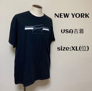 NEW YORK Tシャツ USA輸入古着 XL(位)