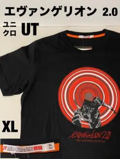 エヴァンゲリオン　ユニクロ　UT ブラック　EvanGeLion 2.0 XL