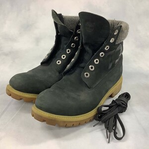 Timberland ティンバーランド ブーツ ウールリッチ ブラック系 10W [PT14883]