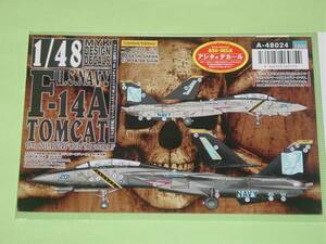 1/48 MYK DESIGN F-14A VF84 ジョリーロジャーズ 「旗を揚げろ！」