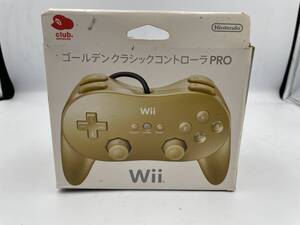 Wii WiiU ゴールデンクラシックコントローラーPro ゴールド　EL-241306065