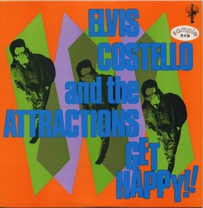 Elvis Costello【アナログLP　国内盤　非売品】Get Happy!!