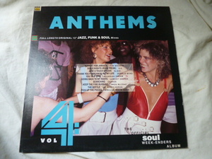 VA - Anthems Vol. 4 名曲満載 DISCOコンピ Tom Browne / Funkin